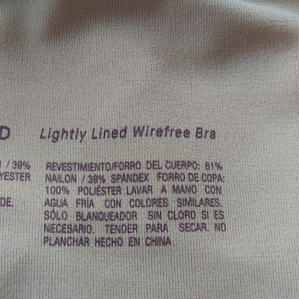 Auden Lightly Lined Wirefree Bra Plus Size 46DDD - Picture 10 of 13